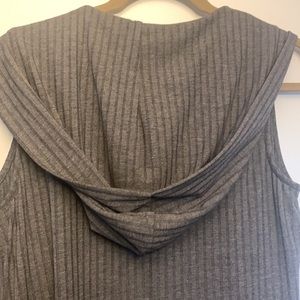 Isaac Mizrahi gray duster cardigan
